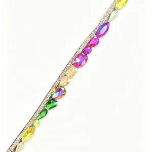 Iron on Rhinestone Trim